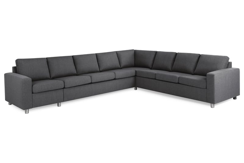 Crazy Hjørnesofa XXL Vendbar - Mørkegrå - Møbler - Sofaer - Hjørnesofa