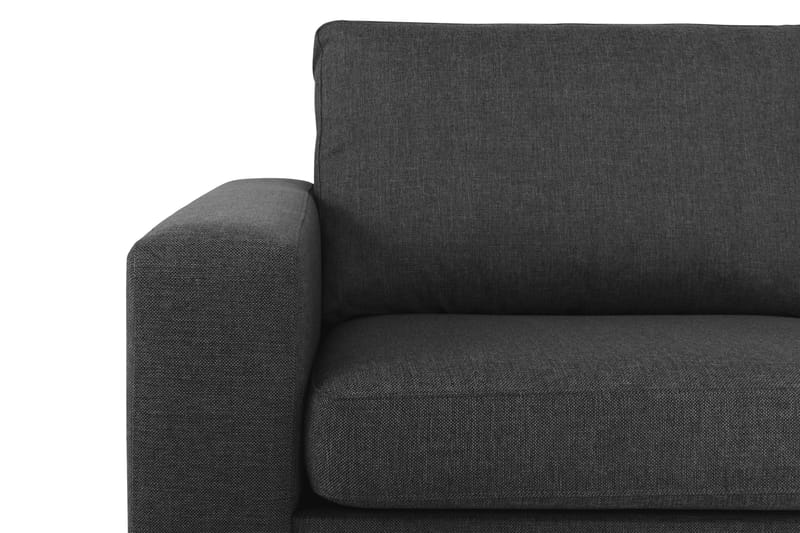 Crazy Stor Hjørnesofa L-formet XXL med Divan Venstre - Mørkgrå - Møbler - Sofaer - Hjørnesofa - Hjørnesofa med divan