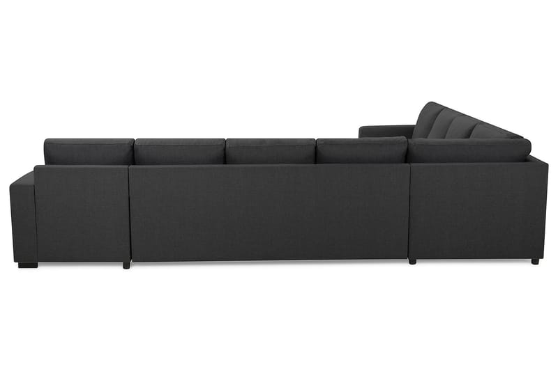 Crazy Stor Hjørnesofa XXL med Divan Høyre L-formet - Mørkgrå - Møbler - Sofaer - Hjørnesofa - Hjørnesofa med divan