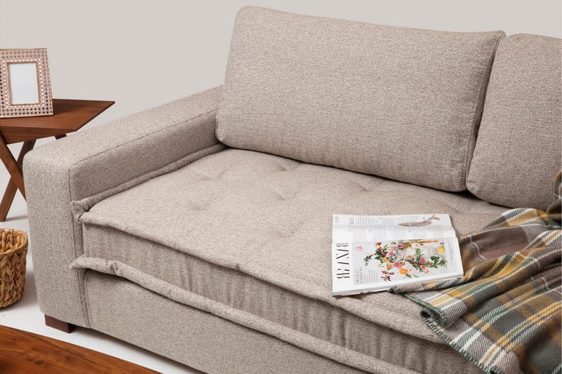 Gladfield Divansofa 3-seters - Beige - Møbler - Sofaer - Hjørnesofa