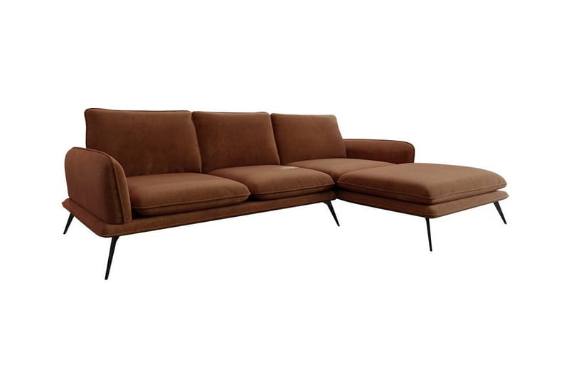 Graystone 3-seters Hjørnesofa - Brun - Møbler - Sofaer - Hjørnesofa