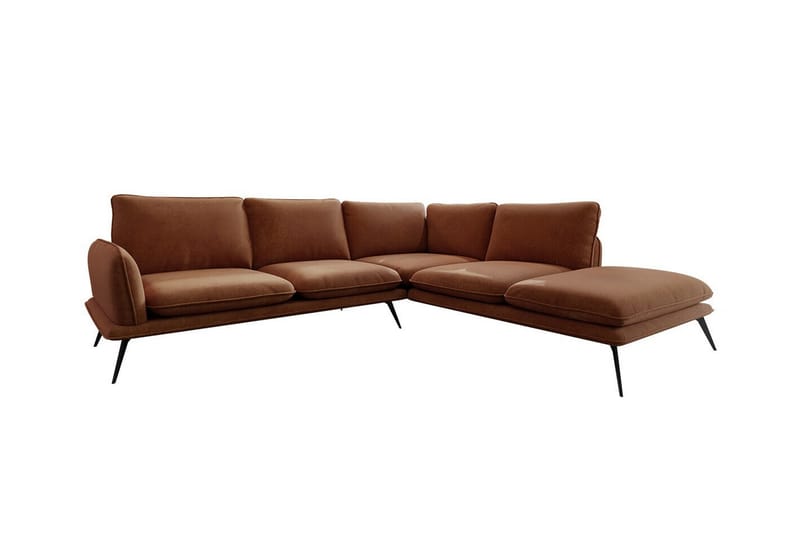 Graystone 4-seters Hjørnesofa - Brun - Møbler - Sofaer - Hjørnesofa