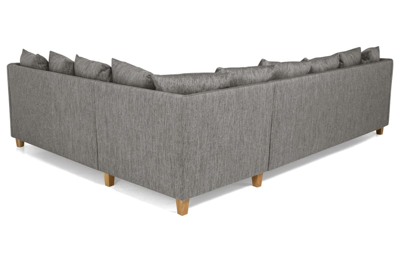 Wave Hjørnesofa med Divan Vendbar Konvoluttputer Vaskbart St - Brun - Møbler - Sofaer - Hjørnesofa - Hjørnesofa med divan