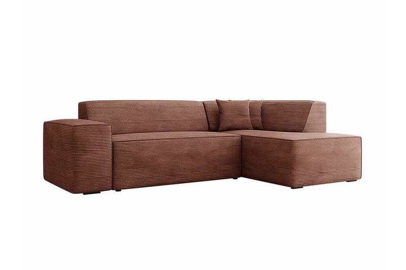 Kintore 3-seters Hjørnesofa - Brun - Møbler - Sofaer - Hjørnesofa