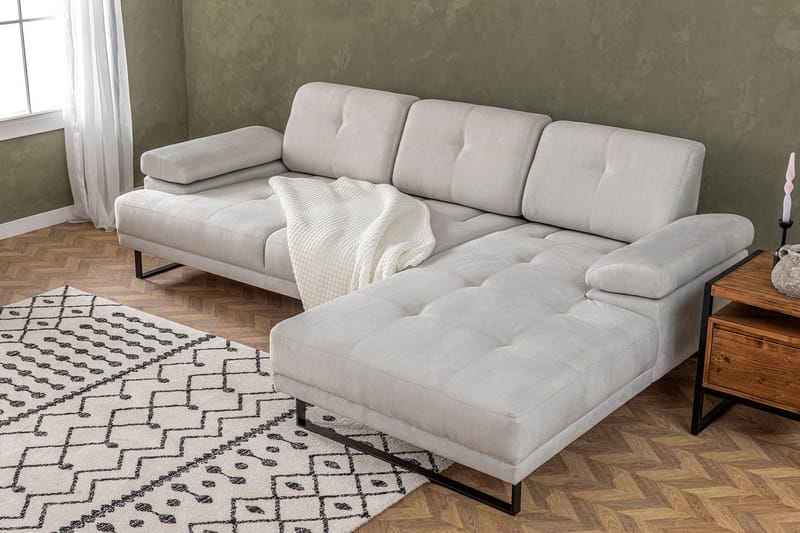 Kitimat Divansofa 3-seters - Beige - Møbler - Sofaer - Hjørnesofa