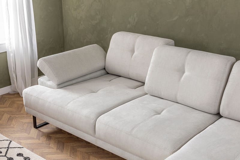 Kitimat Divansofa 3-seters - Beige - Møbler - Sofaer - Hjørnesofa