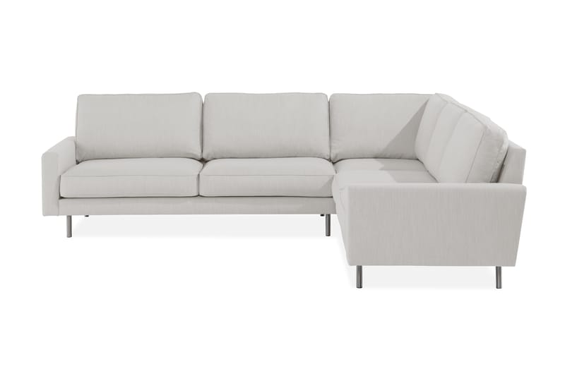 Limuned Hjørnesofa Høyre - Beige/Krom - Møbler - Sofaer - Hjørnesofa