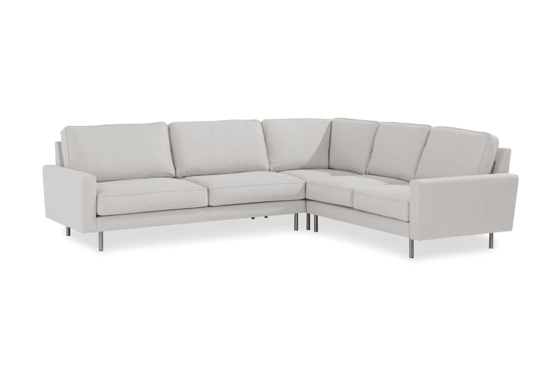 Limuned Hjørnesofa Høyre - Beige/Krom - Møbler - Sofaer - Hjørnesofa