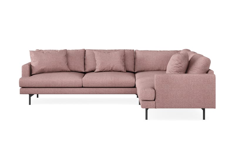 Menard 5-seters Hjørnesofa - Lilla - Skinnsofaer - Hjørnesofa - Fløyel sofaer