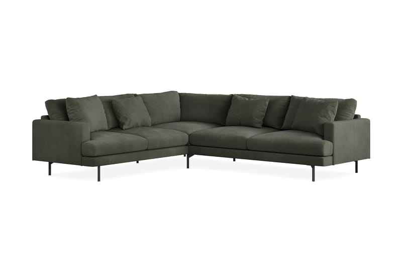 Menard 5-seters Hjørnesofa - Mørk grønn - Møbler - Sofaer - Hjørnesofa