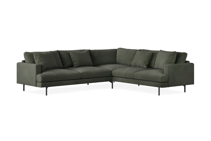 Menard 5-seters Hjørnesofa - Mørk grønn - Møbler - Sofaer - Hjørnesofa