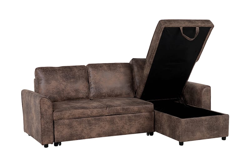 Nesna Hjørnesofa 228 cm - Brun - Møbler - Sofaer - Hjørnesofa