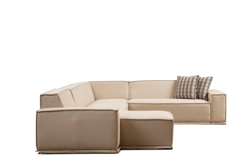 Nightcap Hjørnesofa med Divan 5-seter - Beige - Møbler - Sofaer - Hjørnesofa - Hjørnesofa med divan