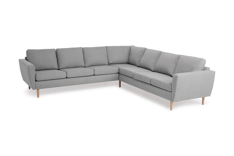 Nordic Large Hjørnesofa - Lysegrå - Møbler - Sofaer - Hjørnesofa