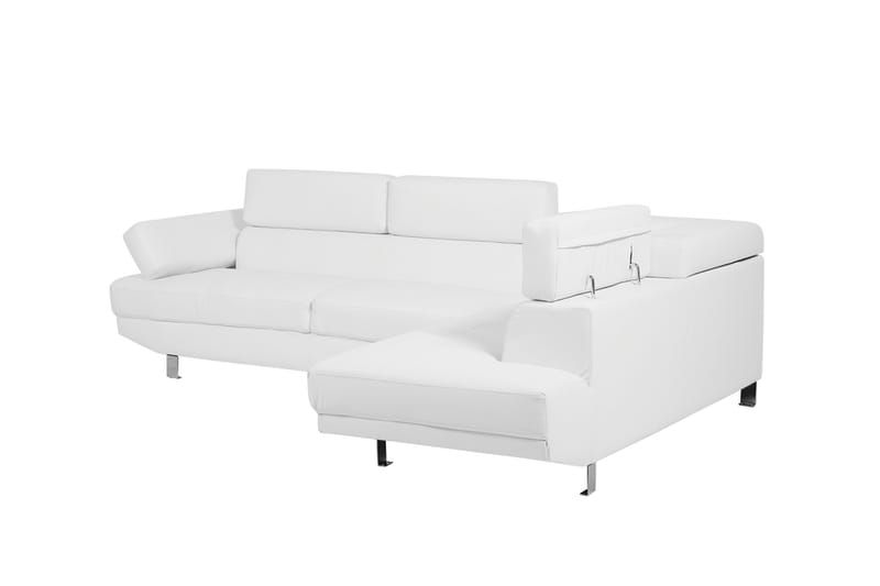 Norrea Hjørnesofa 261 cm - Hvit - Møbler - Sofaer - Hjørnesofa