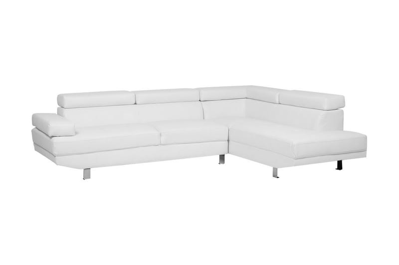 Norrea Hjørnesofa 261 cm - Hvit - Møbler - Sofaer - Hjørnesofa