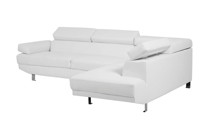 Norrea Hjørnesofa 261 cm - Hvit - Møbler - Sofaer - Hjørnesofa