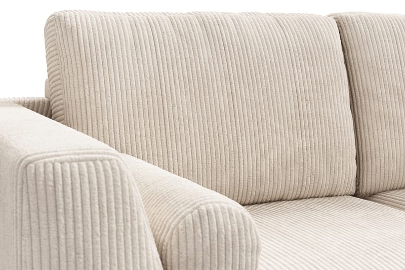 Ocean Lyx Hjørnesofa Vendbar - Beige/Krom - Møbler - Sofaer - Hjørnesofa