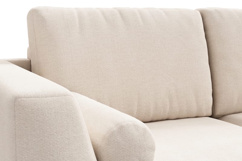 Ocean Lyx Hjørnesofa Vendbar - Beige/Krom - Møbler - Sofaer - Hjørnesofa