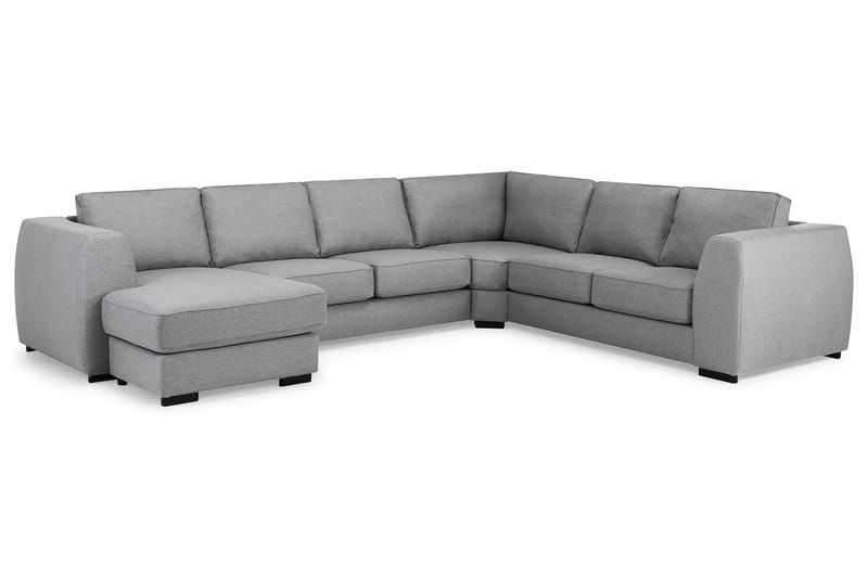 Optus Stor Hjørnesofa med Divan Vendbar 348 cm Bred - Lysgrå - Møbler - Sofaer - Hjørnesofa - Hjørnesofa med divan