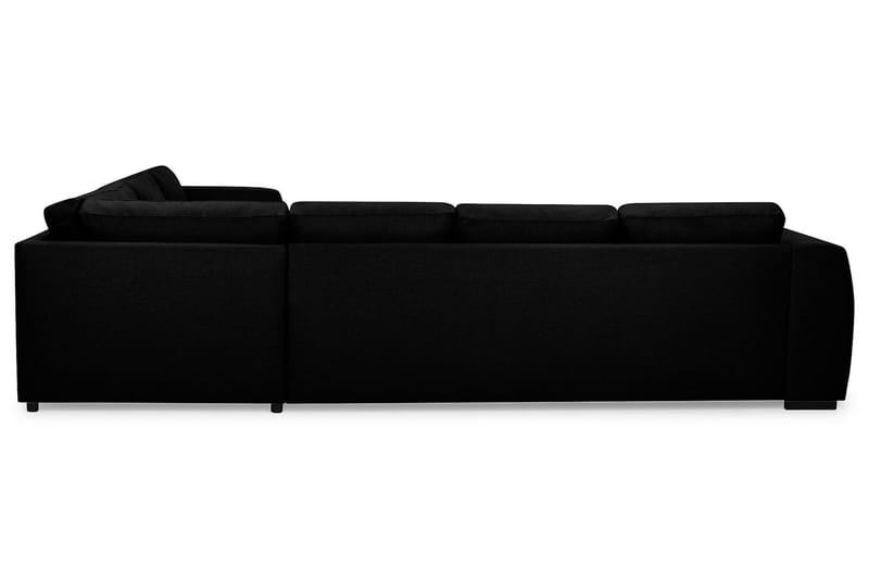 Optus Stor Hjørnesofa med Divan Vendbar 348 cm Bred - Mørk / Svart - Møbler - Sofaer - Hjørnesofa - Hjørnesofa med divan