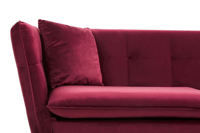 Rosalee Sofa 3-seter - Rød - Møbler - Sofaer - Hjørnesofa