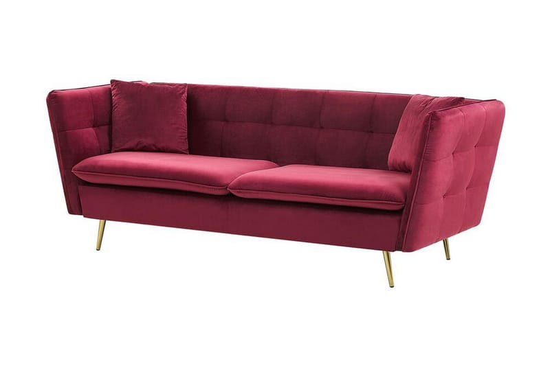 Rosalee Sofa 3-seter - Rød - Møbler - Sofaer - Hjørnesofa