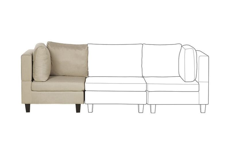 Skintebo Hjørnesofa Høyre - Beige - Møbler - Sofaer - Hjørnesofa