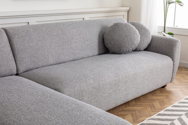 Whitecliffs Divansofa 3-seters - Grå - Møbler - Sofaer - Hjørnesofa