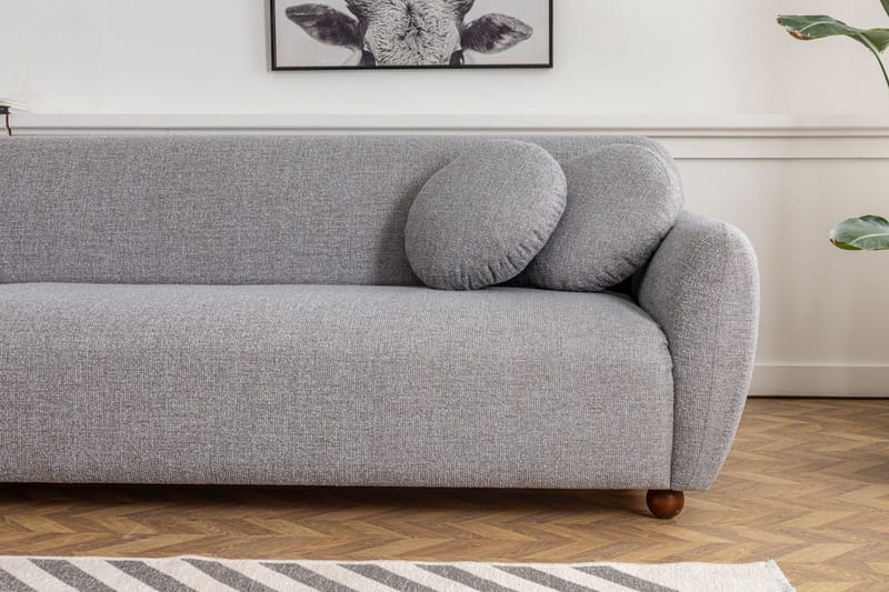 Whitecliffs Divansofa 3-seters - Grå - Møbler - Sofaer - Hjørnesofa