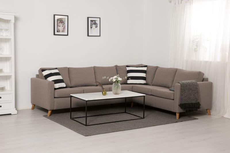 Zero Hjørnesofa Vendbar - Beige - Møbler - Sofaer - Hjørnesofa