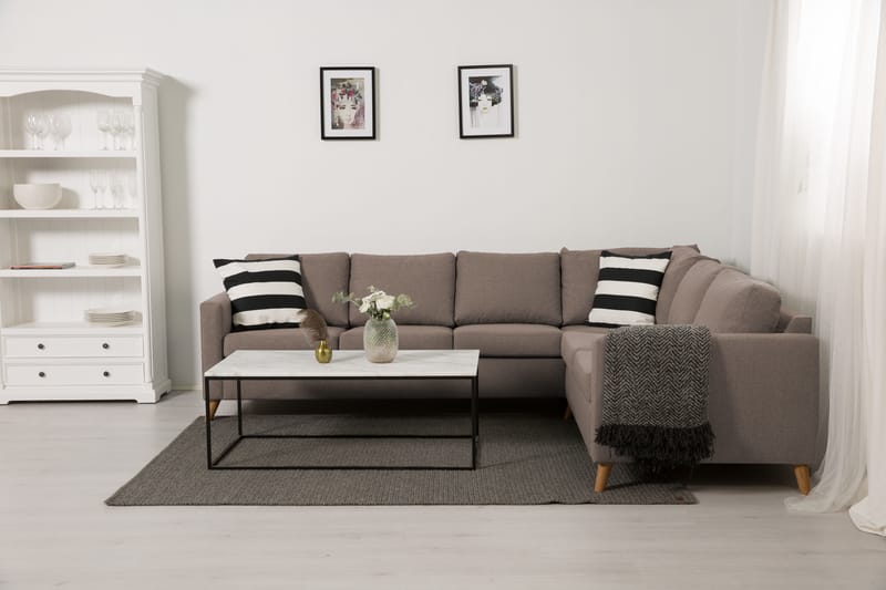 Zero Hjørnesofa Vendbar - Beige - Møbler - Sofaer - Hjørnesofa