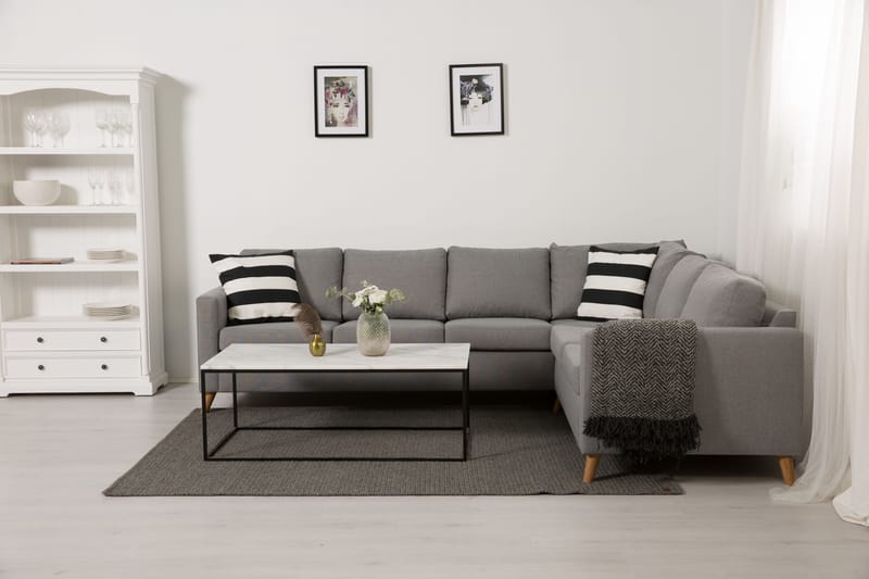 Zero Hjørnesofa Vendbar - Lysegrå - Møbler - Sofaer - Hjørnesofa