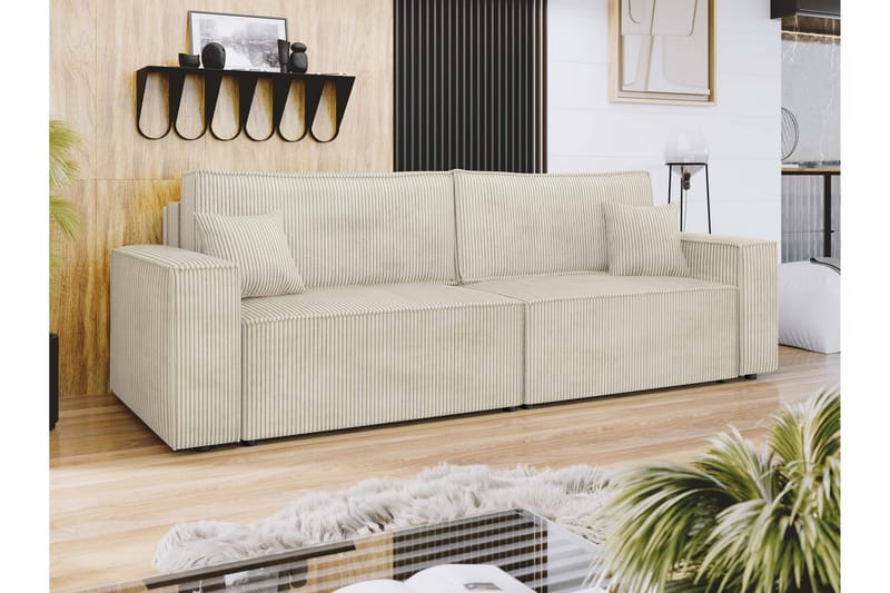 Hobson Sofa 3-seter - Beige - Møbler - Sofaer - Sofa 3 seter