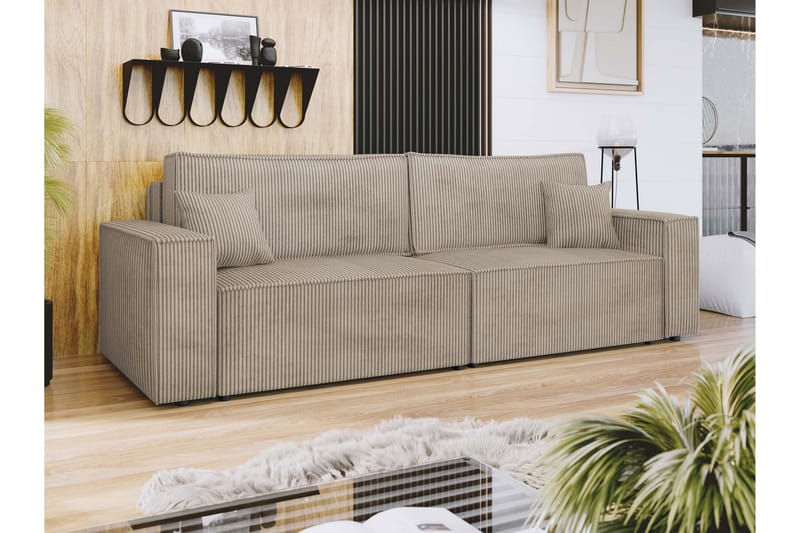 Hobson Sofa 3-seter - Beige - Møbler - Sofaer - Sofa 3 seter