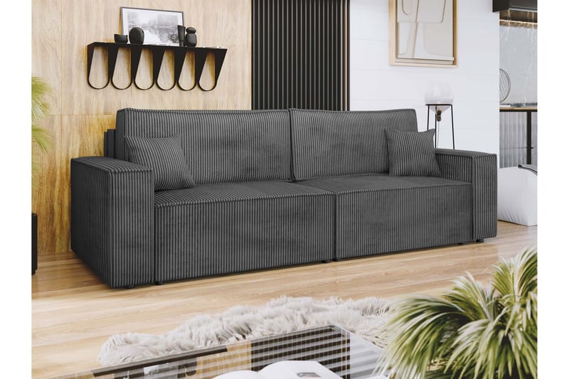 Hobson Sofa 3-seter - Mørk grå - Møbler - Sofaer - Sofa 3 seter