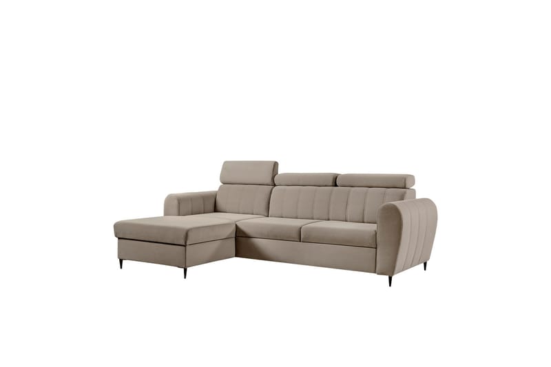 Hoffman Sofa med Sjeselong 3-seter - Beige - Møbler - Sofaer - Sofa med sjeselong