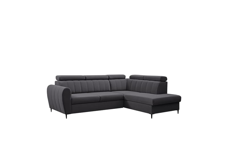 Hoffman Sofa med Sjeselong 3-seter - Grå - Møbler - Sofaer - Sofa med sjeselong