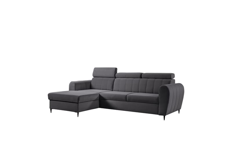 Hoffman Sofa med Sjeselong 3-seter - Grå - Møbler - Sofaer - Sofa med sjeselong