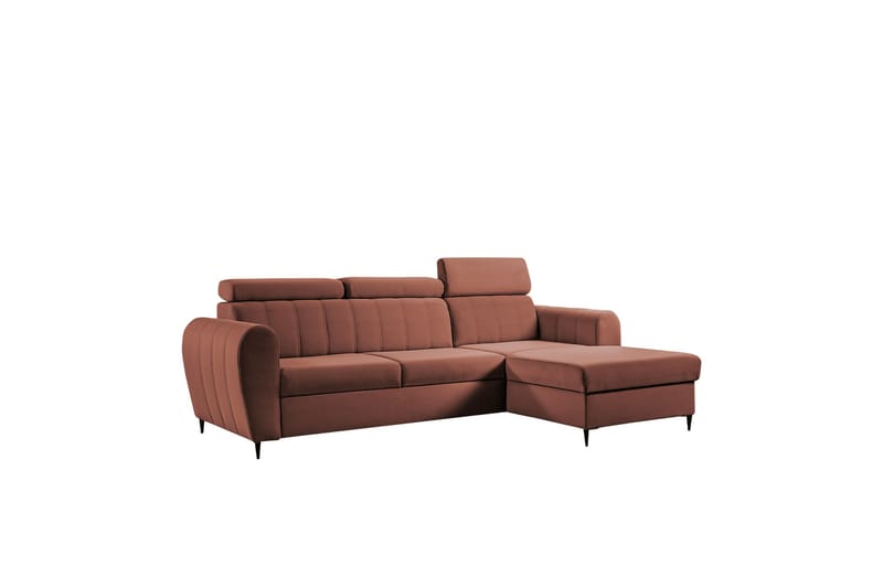 Hoffman Sofa med Sjeselong 3-seter - Kobber - Møbler - Sofaer - Sofa med sjeselong