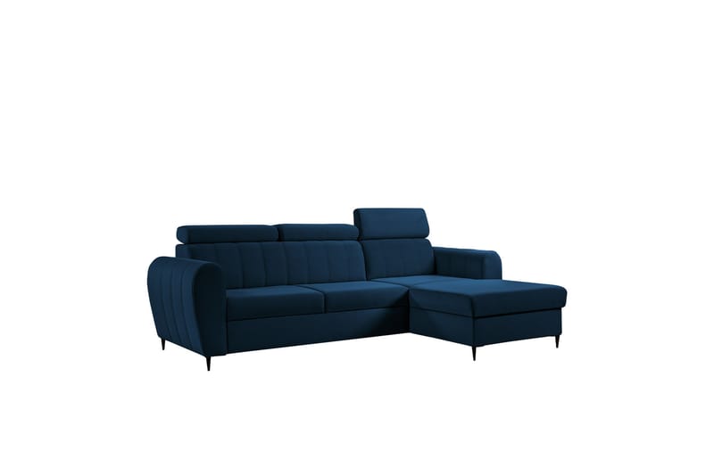 Hoffman Sofa med Sjeselong 3-seter - Marineblå - Møbler - Sofaer - Sofa med sjeselong