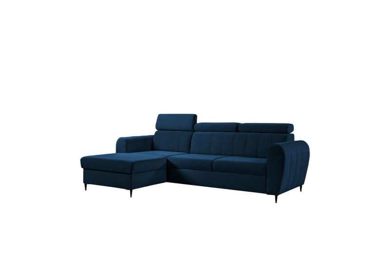 Hoffman Sofa med Sjeselong 3-seter - Marineblå - Møbler - Sofaer - Sofa med sjeselong