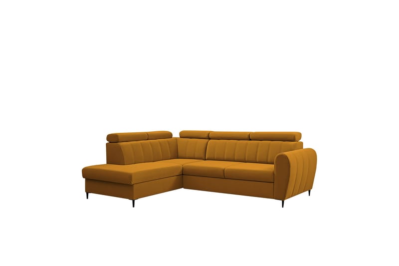 Hoffman Sofa med Sjeselong 3-seter - Oransje - Møbler - Sofaer - Sofa med sjeselong