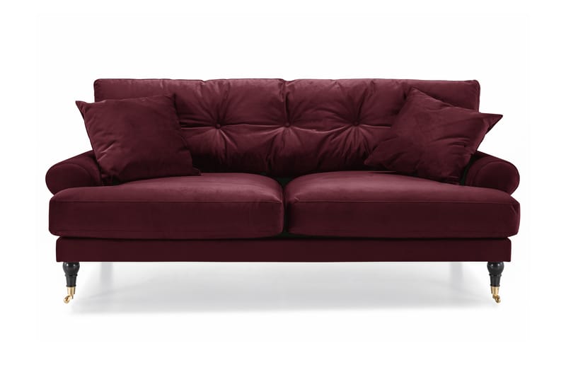 Andrew Fløyelssofa 2-seter - Lilla/Krom - Møbler - Sofaer - Howard sofa