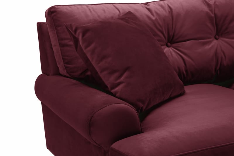 Andrew Fløyelssofa 2-seter - Lilla/Krom - Møbler - Sofaer - Howard sofa