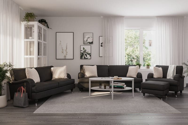 Howard Classic 3,5-seters Sofa - Mørkegrå - Møbler - Sofaer - Howard sofa