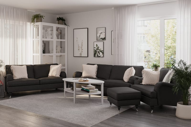 Howard Classic 3,5-seters Sofa - Mørkegrå - Møbler - Sofaer - Howard sofa