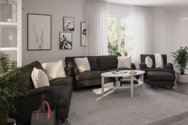 Howard Classic 3,5-seters Sofa - Mørkegrå - Møbler - Sofaer - Howard sofa