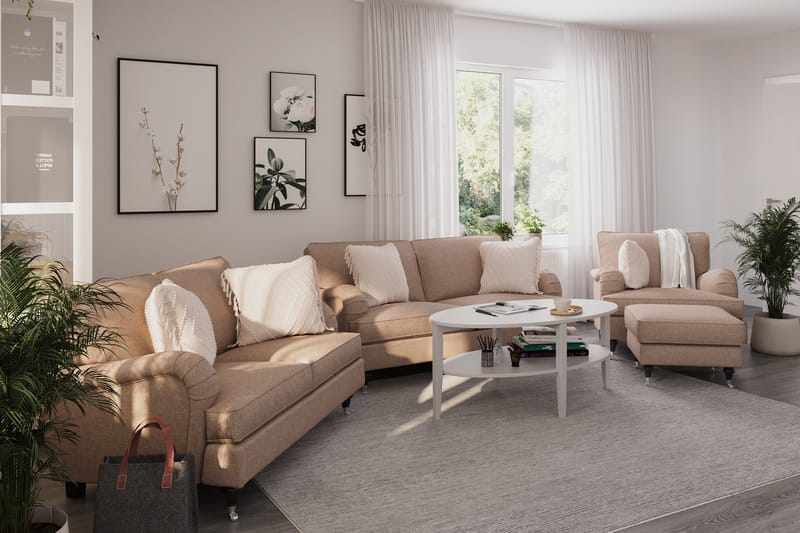 Howard Classic 3-seters Sofa - Mørk beige - Møbler - Sofaer - Howard sofa