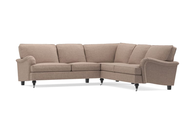 Howard Classic Hjørnesofa 3+3 L Sofa - Mørkbeige / Brun - Møbler - Sofaer - Howard sofa